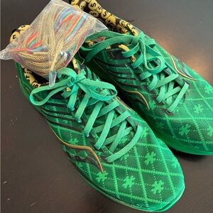 Saucony Emerald Green Patterned Sneakers